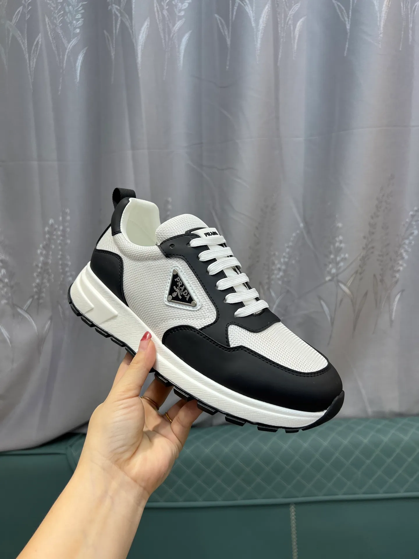 💰¥540 [PRADA] Men’s shoes are popular in the counter, official website synchronization, 1 high-quality shipment ✔️Original cowhide + cowhide lining, 1🆚1 replica, original sole, 38-45 (45 customized, non-refundable)